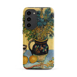 Still Life - Vincent Van Gogh Samsung Case, Galaxy S23 Plus / Matte, Phone Case Life Painting Design Vase Flowers Fruit