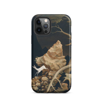 Storm - Franz Sedlacek Iphone Case, 12 Pro / Matte, Phone Case Deer Rock Formation Design