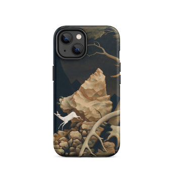 Storm - Franz Sedlacek Iphone Case, 14 / Matte, Iphone Case Deer Rock Formation Design