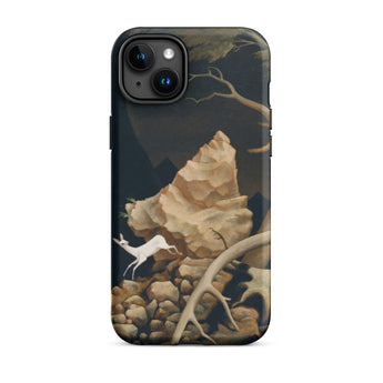 Storm - Franz Sedlacek Iphone Case, 15 Plus / Matte, Phone Case Deer Rock Landscape