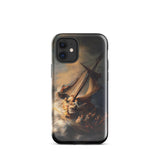 Sturm auf dem See Genezareth - Rembrandt Iphone Hülle, 12 Mini / Glanz, Handyhüllen, Toby Leon