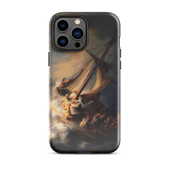 Sturm auf dem See Genezareth - Rembrandt Iphone Hülle, 13 Pro Max / Glanz, Handyhüllen, Toby Leon