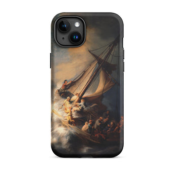 Sturm auf dem See Genezareth - Rembrandt Iphone Hülle, 15 Plus / Matt, Handyhüllen, Toby Leon