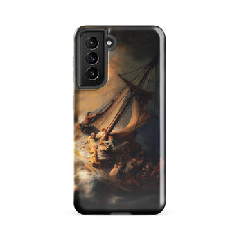 Storm on the Sea of Galilee - Rembrandt Phone Case Samsung Galaxy S21 Fe / Gloss Black Phone Case Dramatic Maritime Painting Sailors