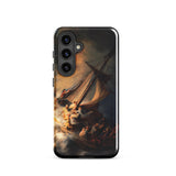 Storm on the Sea of Galilee - Rembrandt Phone Case Samsung Galaxy S24 / Gloss Black Phone Case Dramatic Oil-painted Scene Ship Stormy