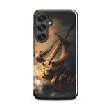 Storm on the Sea of Galilee - Rembrandt Phone Case Samsung Galaxy S25 Plus / Gloss Black Phone Case Dramatic Painting Sailors Storm-tossed