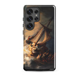 Storm on the Sea of Galilee - Rembrandt Phone Case Samsung Galaxy S25 Ultra / Gloss Black Phone Case Dramatic Painting Ship Turbulent Seas