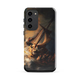 Storm on the Sea of Galilee - Rembrandt Phone Case Samsung Galaxy S23 Plus / Gloss Black Phone Case Dramatic Painting Ship Turbulent Seas