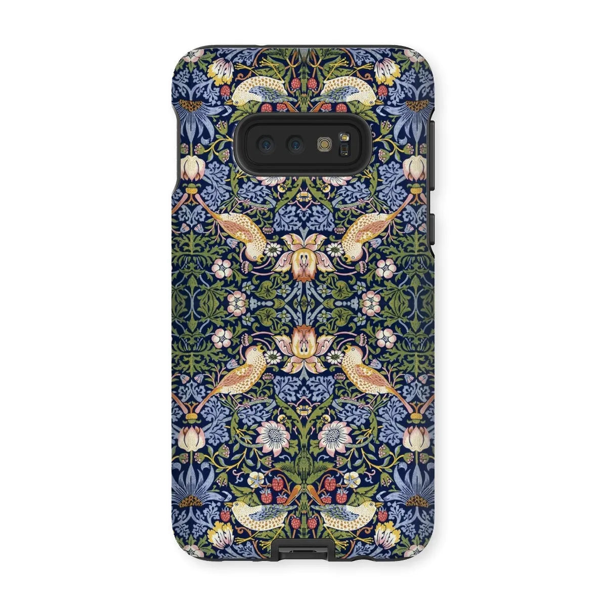 Strawberry Thief - Arts & Crafts Phone Case - William Morris - Samsung Galaxy S10e / Matte - Mobile Phone Cases