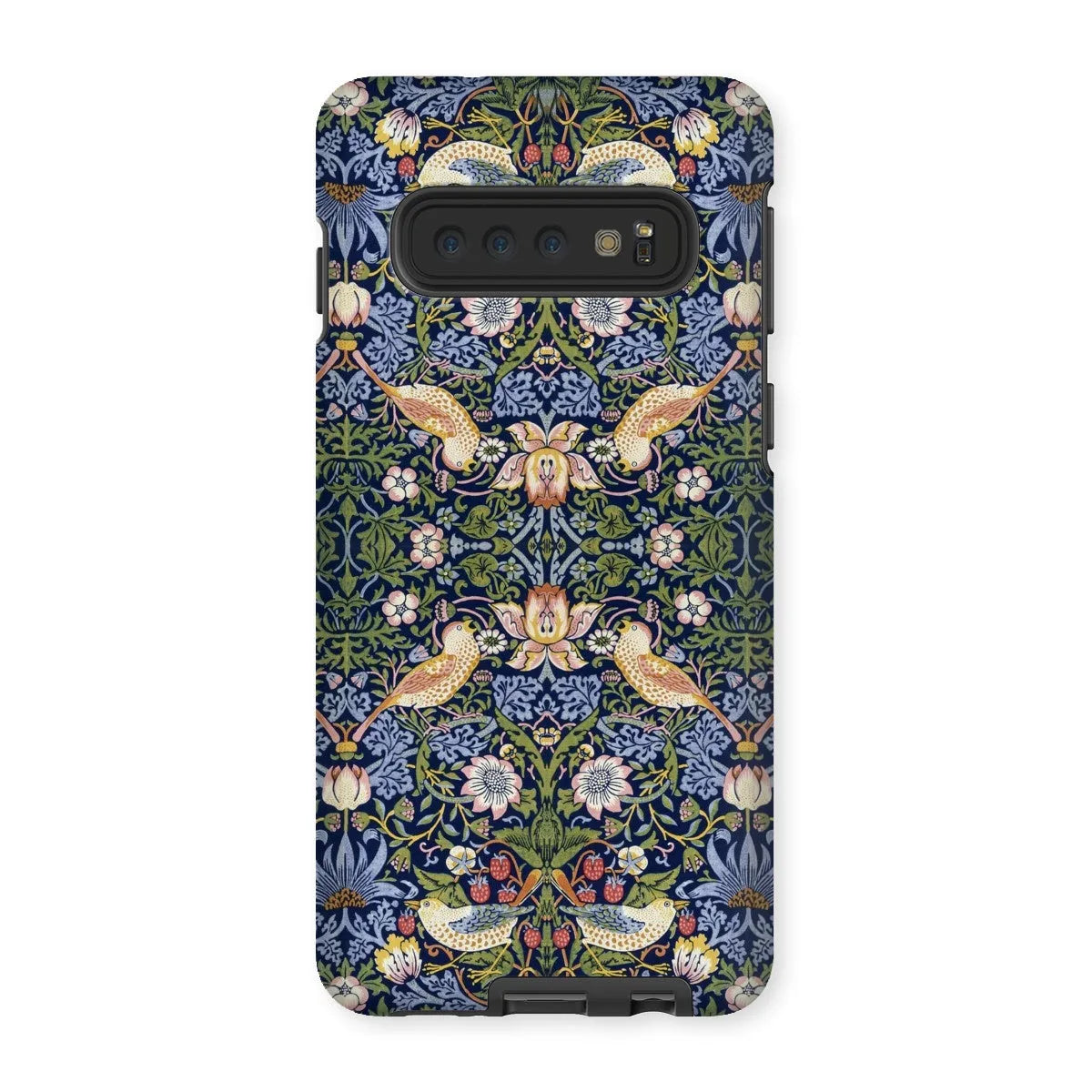 Strawberry Thief - Arts & Crafts Phone Case - William Morris - Samsung Galaxy S10 / Matte - Mobile Phone Cases