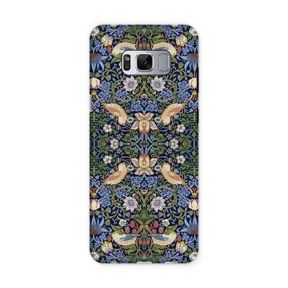Strawberry Thief - Arts & Crafts Phone Case - William Morris - Samsung Galaxy S8 / Matte - Mobile Phone Cases