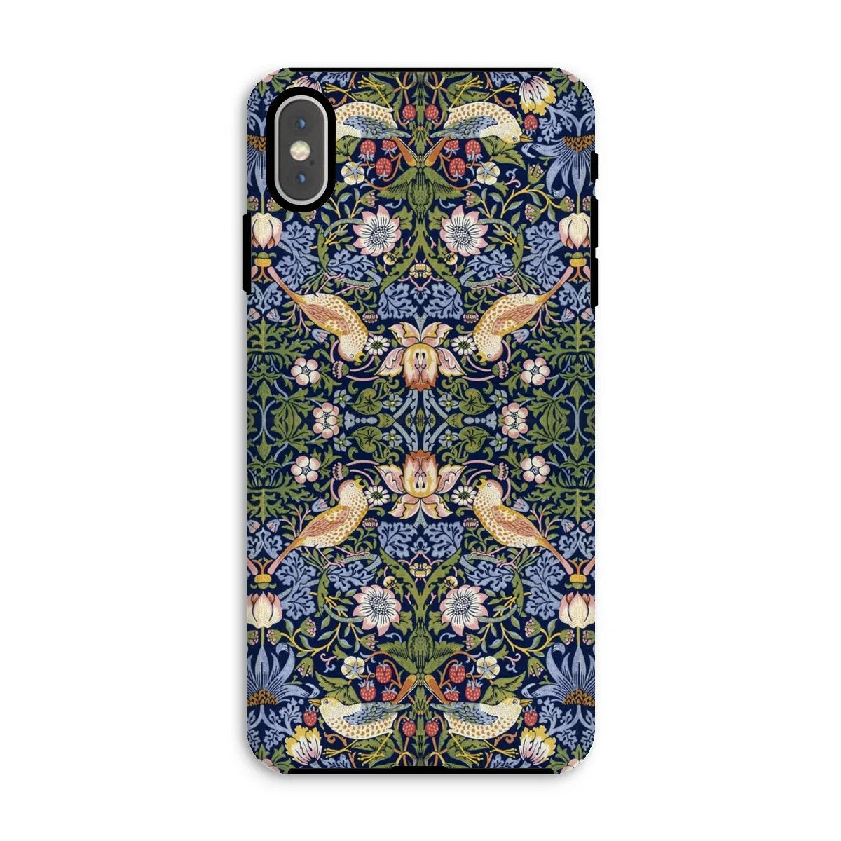 Strawberry Thief - Arts & Crafts Phone Case - William Morris - Iphone Xs Max / Matte - Mobile Phone Cases - Aesthetic