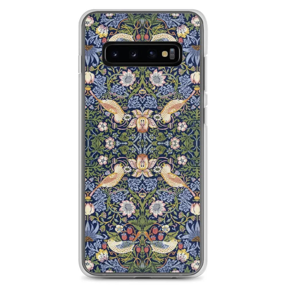 Strawberry Thief Samsung Case - Samsung Galaxy S10 + - Mobile Phone Cases - Aesthetic Art