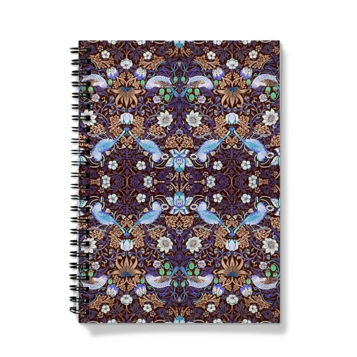 Strawberry Thief Too By William Morris Notebook - A5 - Graph Paper - Notebooks & Notepads - Aesthetic Art
