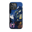 Street by Moonlight India Travel Poster Iphone Case, 16 Pro Max / Matte, Phone Case Street Scene Design
