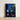 Framed Illustration Vibrant Street Scene Buildings Deep Blue Visit India 1920s, Indian Evening Exhales, Cobalt Moon