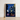 Framed Artwork Stylized Nighttime Street Scene Buildings Navy Visit India 1920s, Indian Evening Exhales, Cobalt Moon