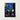 Stylized Night Street Scene Painting Vibrant Blue Yellow Visit India 1920s, Indian Evening Exhales, Cobalt Moon