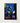 Stylized Night Street Scene Painting Vibrant Blue Yellow Visit India 1920s, Indian Evening Exhales, Cobalt Moon
