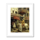 Street Scene in India Edwin Lord Weeks Art Print, Orientalist Street Scene