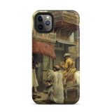 Street Scene in India - Edwin Lord Weeks Iphone Case, 11 Pro Max / Matte, Phone Case Orientalist Painting