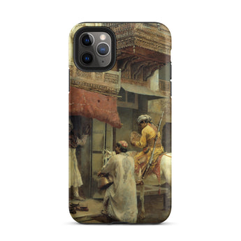 Street Scene in India - Edwin Lord Weeks Iphone Case, 11 Pro Max / Matte, Phone Case Orientalist Painting