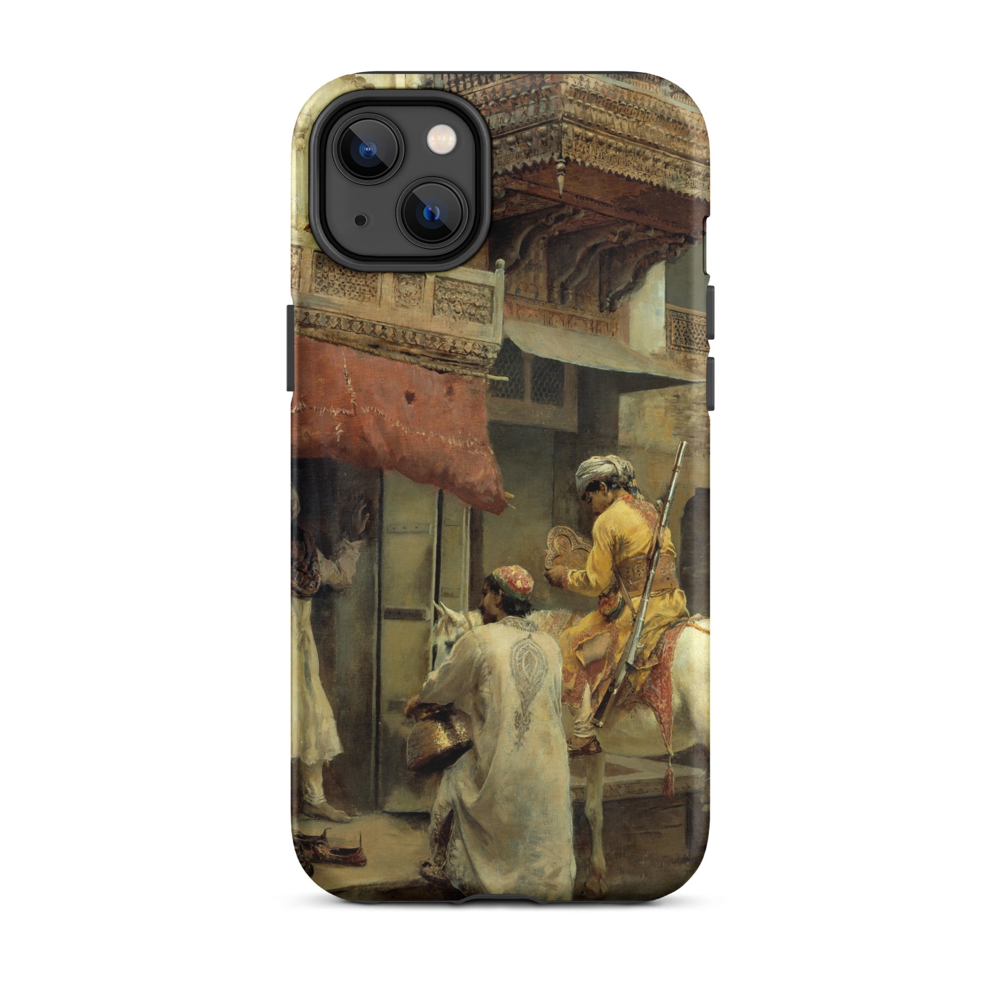 Street Scene in India Edwin Lord Weeks Iphone Case, 14 Plus / Matte, Artistic Phone Case