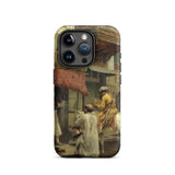 Street Scene in India - Edwin Lord Weeks Iphone Case, 15 Pro / Matte, Art-adorned Phone Case