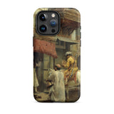 Street Scene in India - Edwin Lord Weeks Iphone Case, 15 Pro Max / Matte, Iphone Case Painting