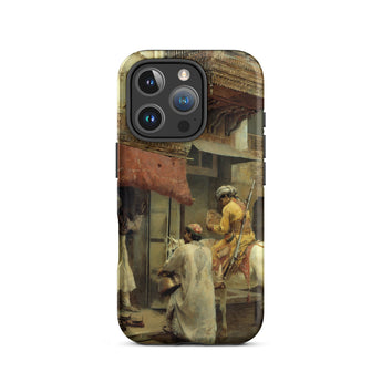 Street Scene in India - Edwin Lord Weeks Iphone Case, 16 Pro / Matte, Artistic Phone Case