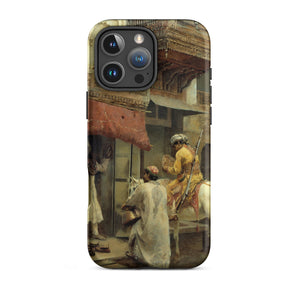 Street Scene in India - Edwin Lord Weeks Iphone Case, 16 Pro Max / Matte, Phone Case Historical Painting