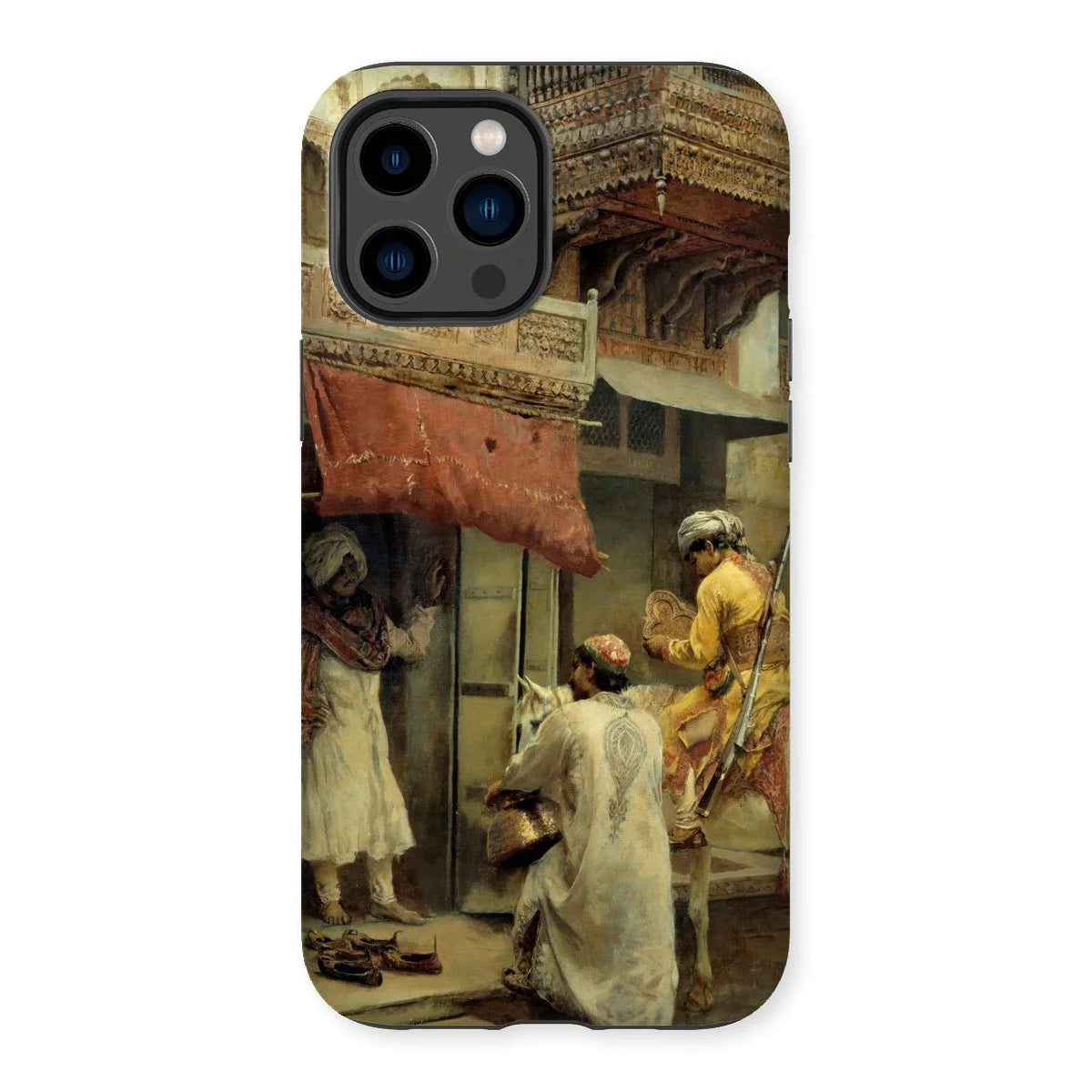 Street Scene in India - Edwin Lord Weeks Iphone Case 14 Pro Max / Matte Mobile Phone Cases