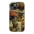 Street Scene in India - Edwin Lord Weeks Iphone Case - 13 / Matte