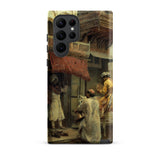 Street Scene in India - Edwin Lord Weeks Phone Case, Samsung Galaxy S22 Ultra / Matte, Mobile Cases, Toby Leon