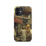 Street Scene in India - Edwin Lord Weeks Phone Case Iphone 12 / Matte Phone Case Orientalist Painting Edwin Lord Weeks, India Iphone Case,