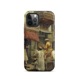 Street Scene in India - Edwin Lord Weeks Phone Case Iphone 12 Pro / Matte Art-adorned Phone Case Edwin Lord Weeks, India Iphone Case,
