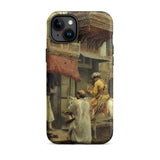 Street Scene in India - Edwin Lord Weeks Phone Case Iphone 15 Plus / Matte Artistic Phone Case Edwin Lord Weeks, India Iphone Case, Weeks’