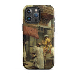 Street Scene in India - Edwin Lord Weeks Phone Case Iphone 16 Pro Max / Matte Phone Case Historical Painting Edwin Lord Weeks, India Iphone