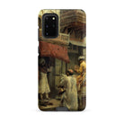 Street Scene in India Edwin Lord Weeks Samsung Case, Galaxy S20 Plus / Matte, Smartphone Case Detailed Painting Market Scene