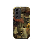 Street Scene in India Edwin Lord Weeks Samsung Case, Galaxy S23 / Matte, Smartphone Case Classical Painting Outdoor Scene People