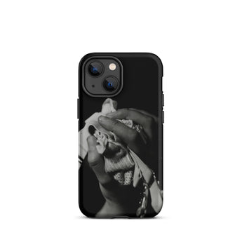 Stretch Corset - 1930s Fashion Photography Iphone Case, 13 Mini / Matte, Black Iphone Case