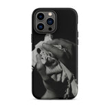 Stretch Corset - 1930s Fashion Photography Iphone Case, 13 Pro Max / Matte, Black Phone Case Monochrome Hand