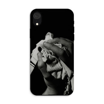 Stretch Corset - 1930s Fashion Photography Iphone Case, Xr / Matte, Black Phone Case Hand Cloth