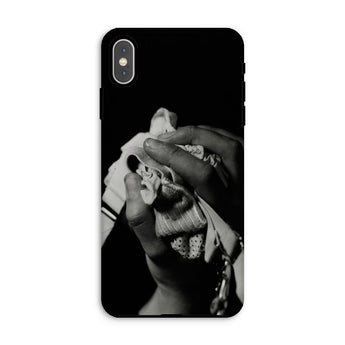 Stretch Corset - 1930s Fashion Photography Iphone Case, Xs Max / Matte, Black Phone Case Monochrome Hand