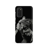 Stretch Corset - 1930s Fashion Photography Samsung Case, Galaxy S20 / Matte, Black Smartphone Case Monochrome Hands Crumpled Fabric