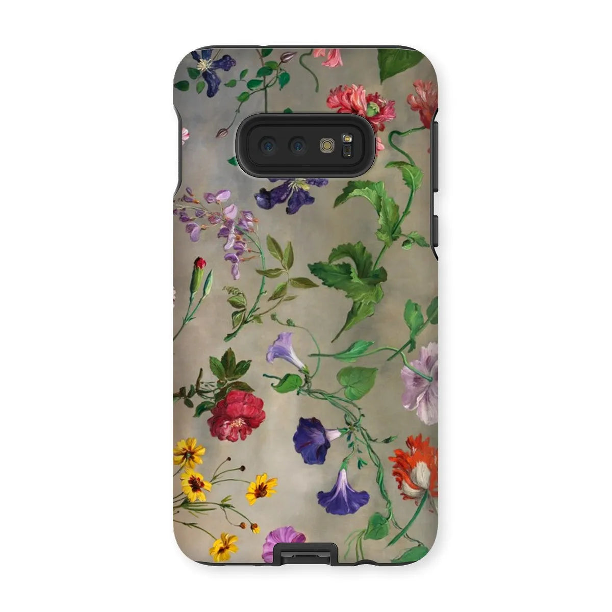 Studies Of Flowers - Art Phone Case - Jacques–laurent Agasse - Samsung Galaxy S10e / Matte - Mobile Phone Cases