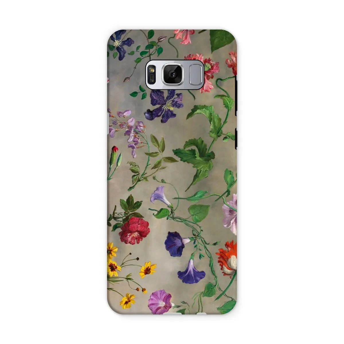 Studies Of Flowers - Art Phone Case - Jacques–laurent Agasse - Samsung Galaxy S8 / Matte - Mobile Phone Cases