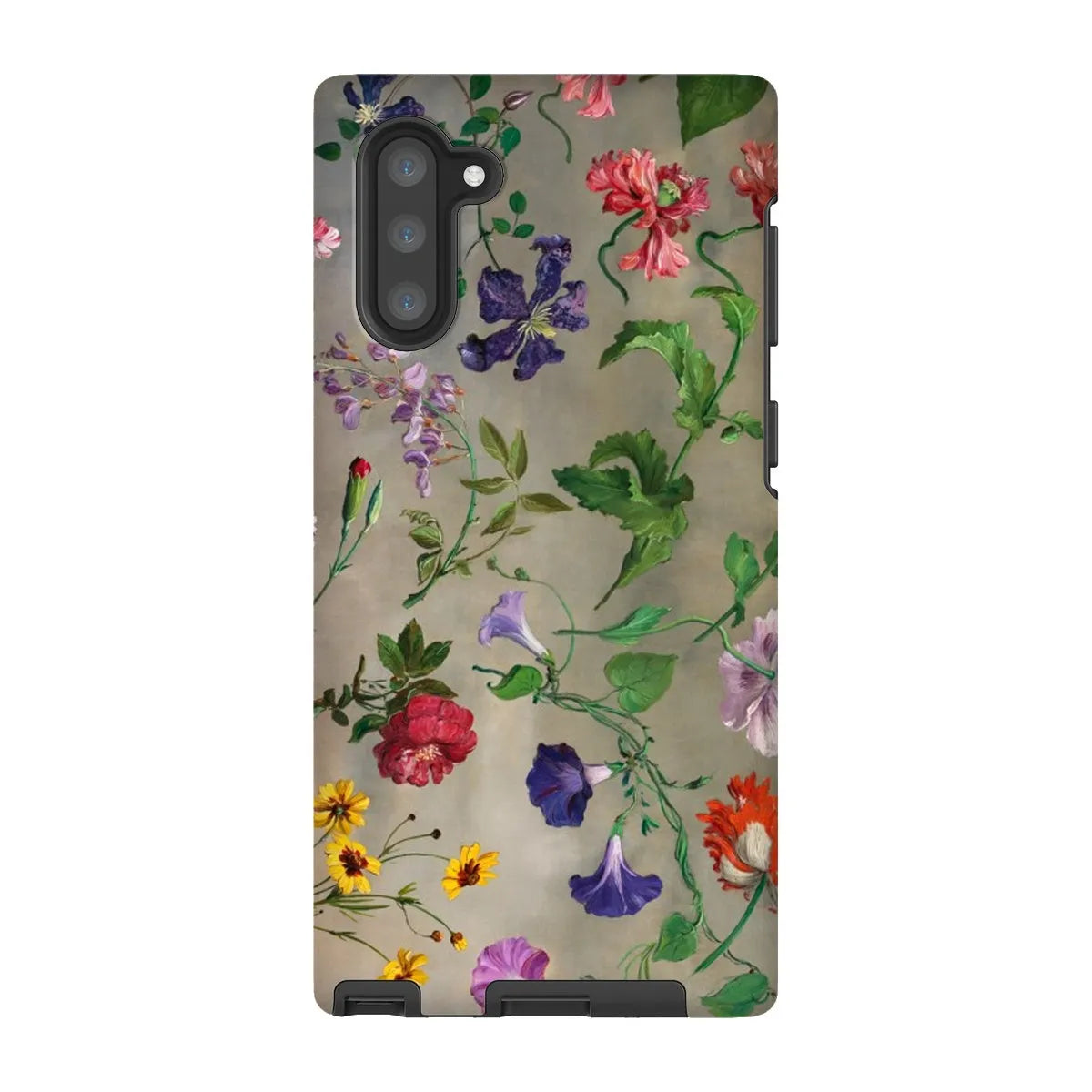 Studies Of Flowers - Art Phone Case - Jacques–laurent Agasse - Samsung Galaxy Note 10 / Matte - Mobile Phone Cases