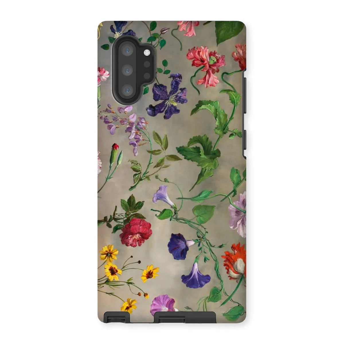 Studies Of Flowers - Art Phone Case - Jacques–laurent Agasse - Samsung Galaxy Note 10p / Matte - Mobile Phone Cases