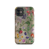 Studies of Flowers - Jacques–laurent Agasse Iphone Case, 11 / Matte, Floral-patterned Phone Case